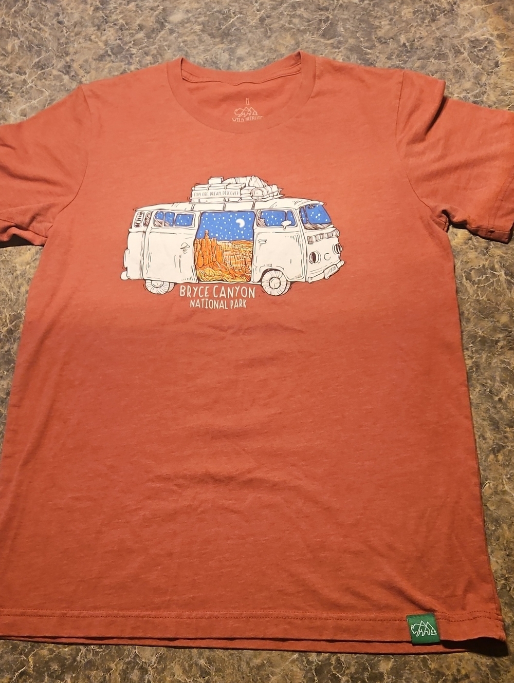 Bryce Canyon National Park Men's Short-Sleeve Graphic Tee - Rust